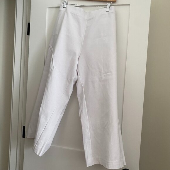 Liz Claiborne Pants - [#18] Size 2X / White Wide-Leg Pants